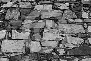 Field stone wall