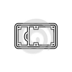 field of street basketball icon. Element of cyber security for mobile concept and web apps icon. Thin line icon for website design