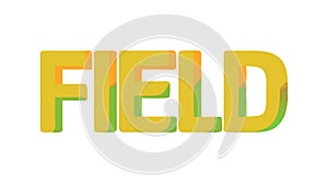 Field Text Icon, Data Input Field, vector design Generative AI