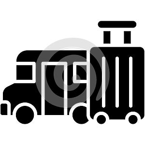 Field trip icon, High school related vector illustration