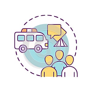 Field Trip Icon for Education