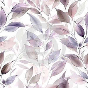 A Field of Vibrantly Colored Leaves in Shades of Purple, Pink, and White photo