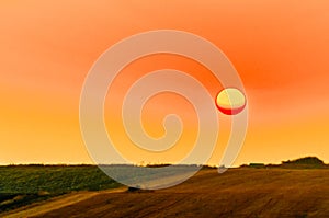 Field in Yambol, Bulgaria