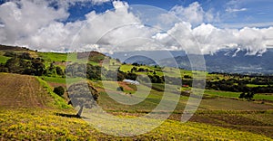 Fields in Cartago Province, Costa Rica photo