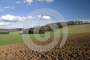 Fields in Cotswold. England