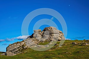 Haytor Rocks Dartmoor Park Devon England Europe photo