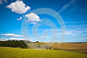 Fields and meadows of Scania, Sweden