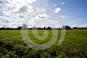 Fields in the village Karwienskie Blota Drugie 2018