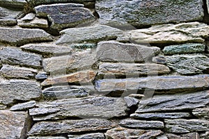 Fieldstone wall