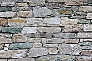 Fieldstone wall
