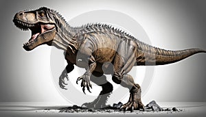 Fierce 3D Dinosaur in Motion