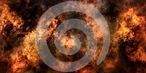 Fiery Abstract Background Orange Brown Black Texture