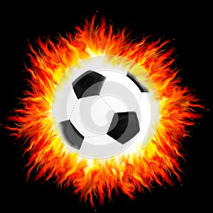 Fiery ball