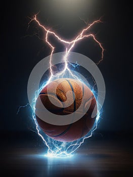 A fiery basketball, a lightning spirit to Win the Game with a ring