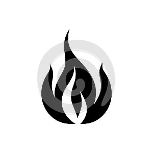 Fiery blaze flame icon