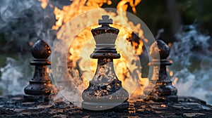 Fiery Chess Battle