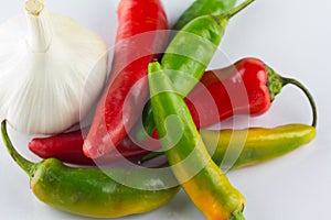 Fiery Chillies and aromatic Garlic