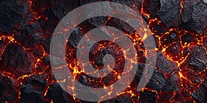 Fiery Embers Intense Texture Background