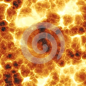 Fiery explosion