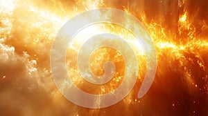 Fiery Explosion of Light in the Universe photo