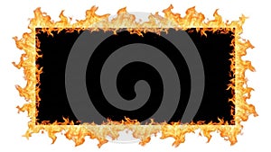 Fiery frame border