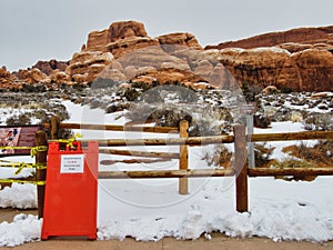 Fiery Furnace Closed Due to Ice and Snow