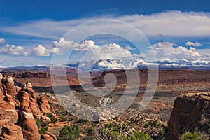 Fiery Furnace Outcrops and Salt Valley