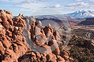 Fiery Furnace Viewpoint at Arches National Park, Utah