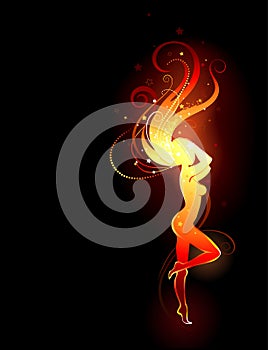 Fiery girl