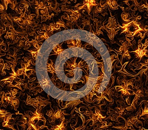 Fiery Inferno Abstract Texture Background