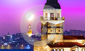 Maiden`s Tower Kiz Kulesi also nown as Leander`s Tower