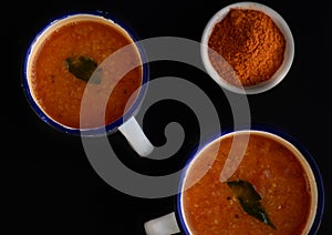 Fiery tomato soup-Rasam
