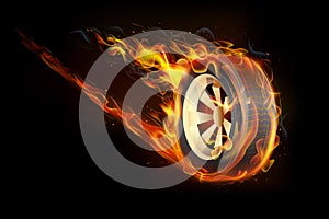 Fiery Tyre