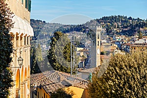 Fiesole near Florence, Tuscany Italy photo