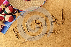Mexico fiesta summer beach writing, sombrero photo