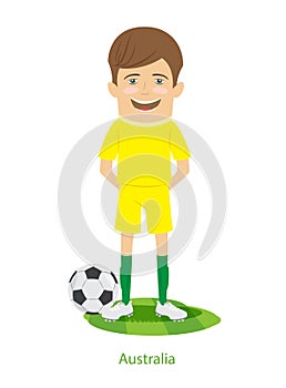 2017 FIFA Confederations Cup Australia uniform football soccer player photo