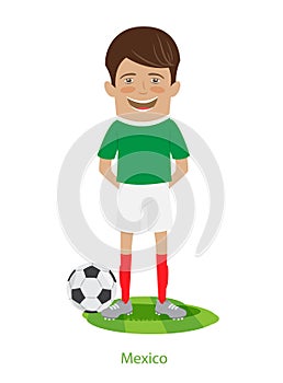 2017 FIFA Confederations Cup Mexico uniform football soccer player photo