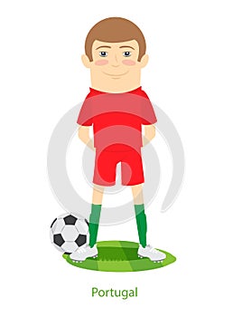 2017 FIFA Confederations Cup Portugal uniform football soccer player photo