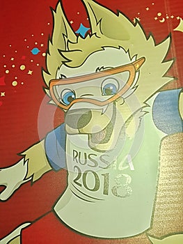 Zabivaka symbol of World Cup