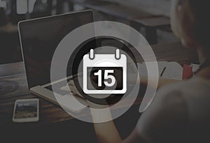 Fifteenth Appiontment Memo Schedule Calendar Plan Concept