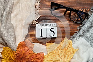 Fifteenth day of autumn month calendar september