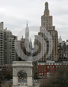 Fifth Avenue on overcast day, New York