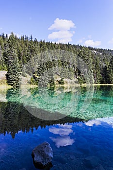 Fifth Lake, Valley of the 5 Lakes, Jasper National Park, Alberta