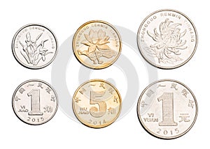 The fifth set RMB coins photo