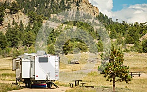 Fifth Wheel Travel Trailer Road Trip in Colorado photo