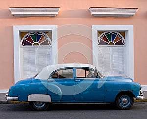 Fifties American car, Trinidad, Cuba photo