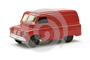 Fifties and Sixties toy retro red Van