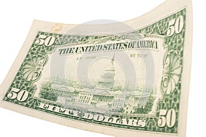 Fifty dollar banknote