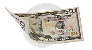 Fifty dollars banknote photo