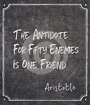 Fifty enemies Aristotle